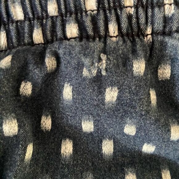 OLD NAVY Bermuda Shorts Women's Polka Dot/Blue Sz L Coastal Grandma Beachy Comfy - Picture 7 of 14